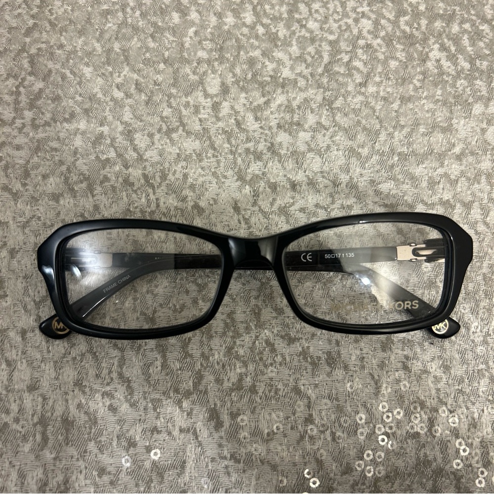 Michael Kors MK 868 001 50-17-135 Black Plastic Full Rim Eyeglasses Frame Y892 - Picture 3 of 10